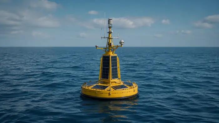Moored ocean buoy